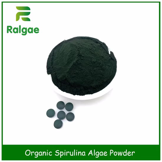 Poudre d'algues spiruline biologique de qualité alimentaire pour suppléments de santé