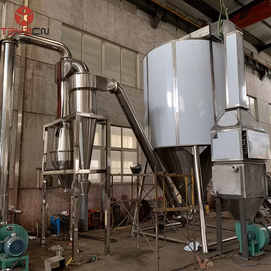 Sécheur par pulvérisation industriel, séchoir par pulvérisation pour Konjac/jaune/hydrolysat de levure de bière/Spra/microalgues